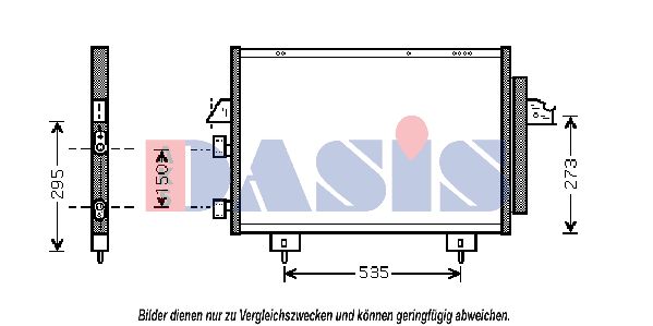 AKS DASIS Lauhdutin, ilmastointilaite 212018N